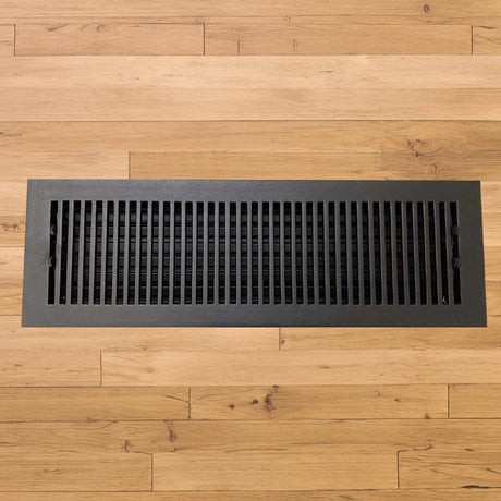 Contemporary Solid Brass Floor Register - Special Order Sizes