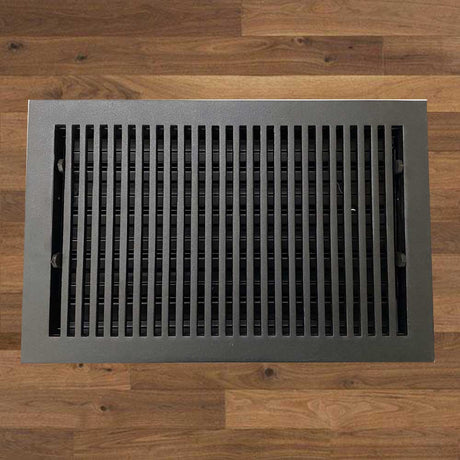 Contemporary Solid Brass Floor Register - Special Order Sizes