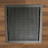 Contemporary Solid Brass Floor Register - Special Order Sizes