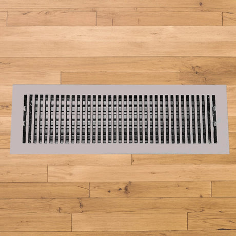 Contemporary Solid Brass Floor Register - Special Order Sizes