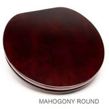 Contemporary Solid Oak Wood Slow Close Toilet Seat