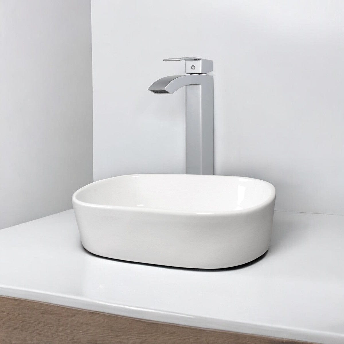 Cora Oval Vitreous China Vessel Sink