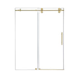 Cosette 60" W x 78" H Single Sliding Frameless Shower Door with Clear Glass