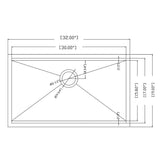 Daggett Stainless Steel Single-Bowl Workstation Undermount Sink