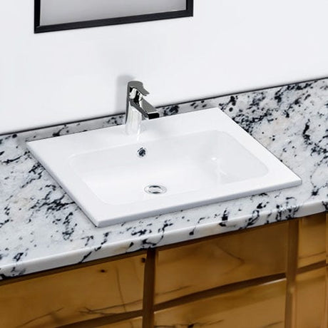 Daphne Vitreous China Drop-In Sink