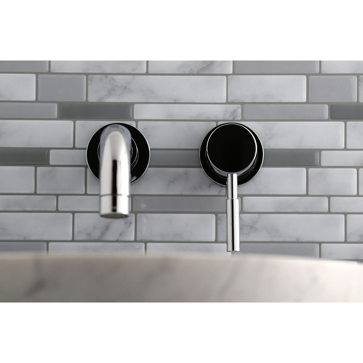 Darwin Single-Handle Wall-Mount Bathroom Faucet