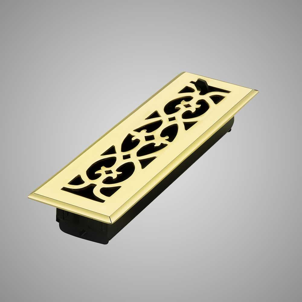 Decorative Solid Brass Floor Register
