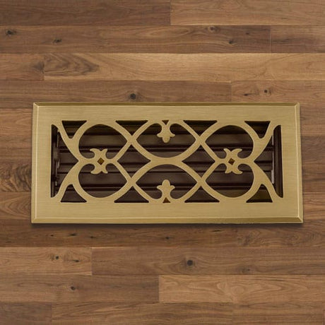 Decorative Solid Brass Floor Register