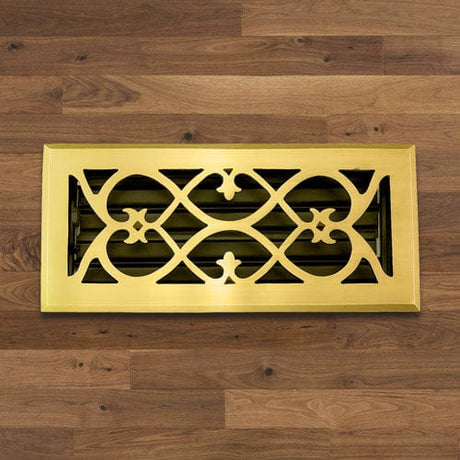 Decorative Solid Brass Floor Register