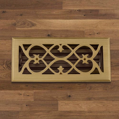 Decorative Solid Brass Floor Register