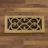 Decorative Solid Brass Floor Register
