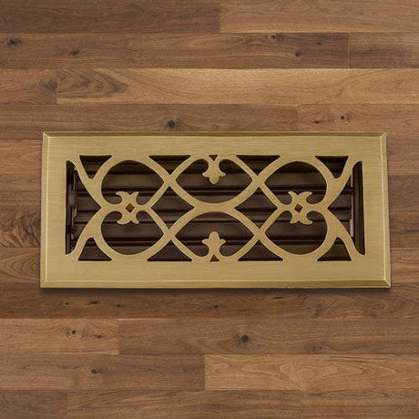Decorative Solid Brass Floor Register