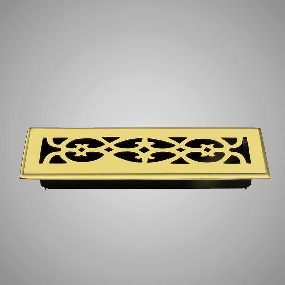 Decorative Solid Brass Floor Register