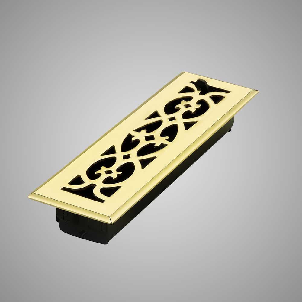Decorative Solid Brass Floor Register