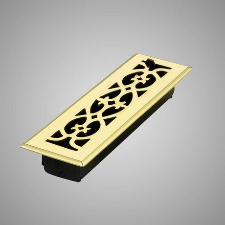 Decorative Solid Brass Floor Register