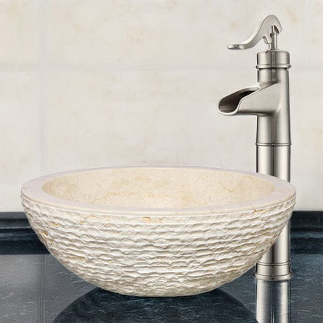 Depew Marble Vessel Sink - Beige