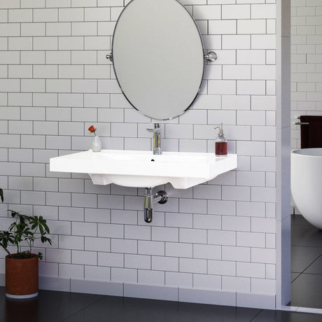 Drake Vitreous China Wall-Mount Bathroom Sink