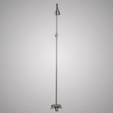 Economy-Style Diverter Tub Faucet with Riser and Shower Head