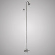 Economy-Style Diverter Tub Faucet with Riser and Shower Head