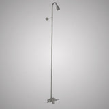 Economy-Style Diverter Tub Faucet with Riser and Shower Head