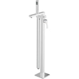 Edsel Single Handle Floor Mount Faucet for Free Standing Tubs