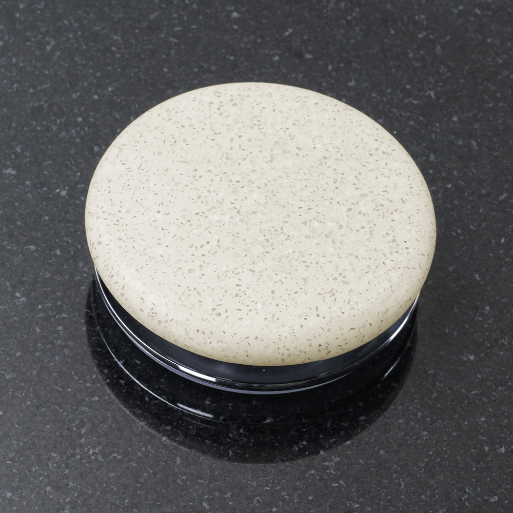 Enderby Oval Cast Concrete Vessel Sink - White Sandstone