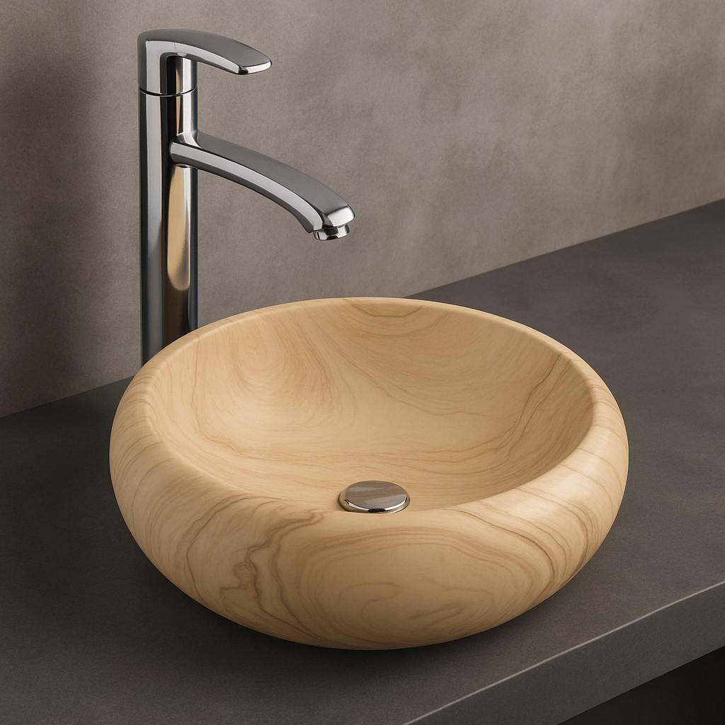 Erda Sandstone Vessel Sink