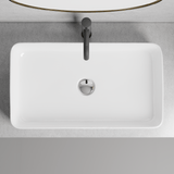 Erla Vitreous China Vessel Sink - Decorative Exterior