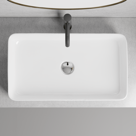 Erla Vitreous China Vessel Sink - Decorative Exterior