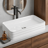 Erla Vitreous China Vessel Sink - Decorative Exterior