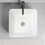 Erlina Vitreous China Vessel Sink - Decorative Exterior