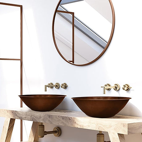 Esmerelda Hammered Copper Vessel Sink