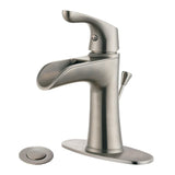 Evergreen Single Handle Bathroom Faucet with Brass Pop-Up