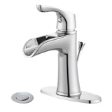 Evergreen Single Handle Bathroom Faucet with Brass Pop-Up