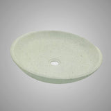 Faper Round Cast Concrete Vessel Sink - Cream