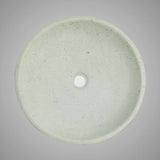 Faper Round Cast Concrete Vessel Sink - Cream