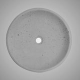 Faper Round Cast Concrete Vessel Sink - Dark Grey