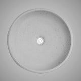 Faper Round Cast Concrete Vessel Sink - Light Grey