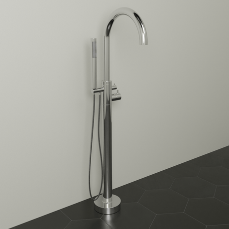 Felda Thermostatic Freestanding Tub Faucet with Hand Shower