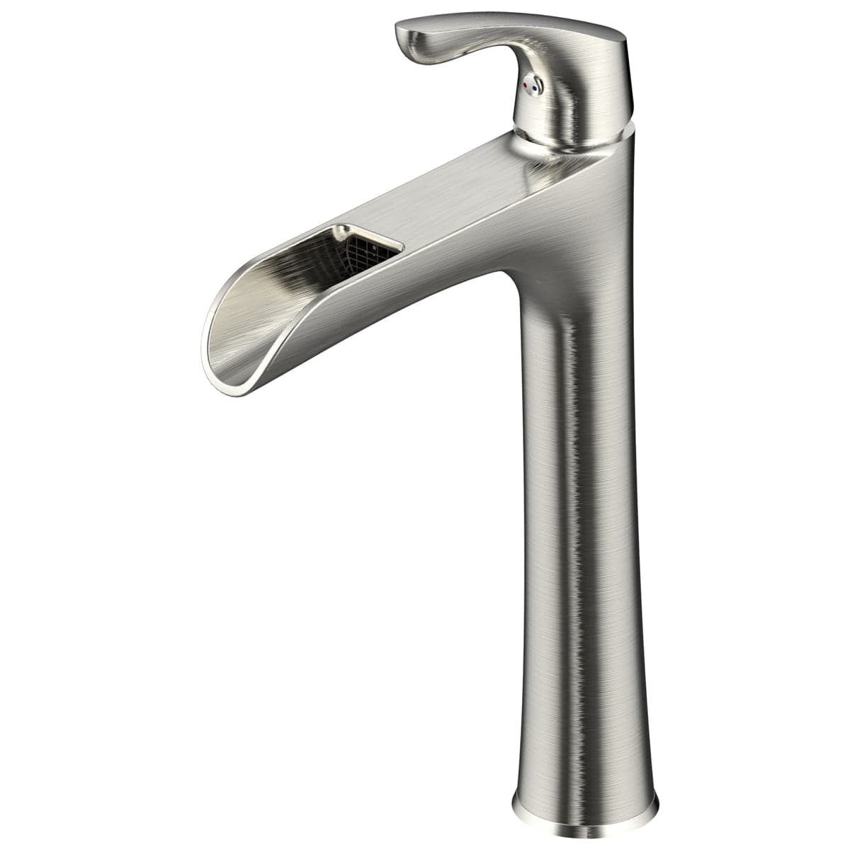 Fenkell Single Handle Vessel Bathroom Faucet with Dual Function ABS Pop-Up