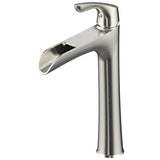 Fenkell Single Handle Vessel Bathroom Faucet with Dual Function ABS Pop-Up