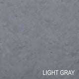 Feppder Rectangular Cast Concrete Vessel Sink - Light Gray with Textured Finish