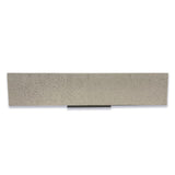 Feppder Rectangular Cast Concrete Vessel Sink - Light Grey with Textured Finish