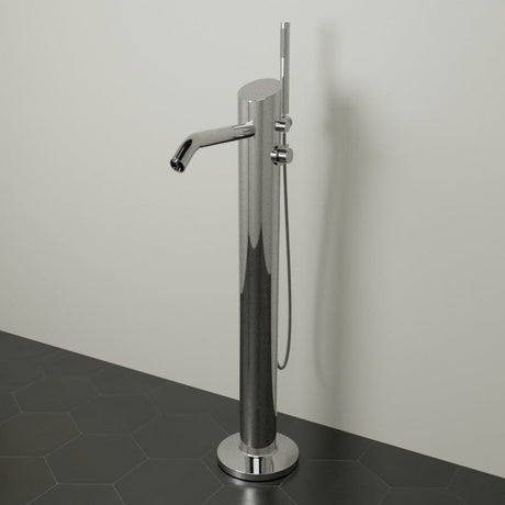 Fleming Thermostatic Freestanding Tub Faucet with Hand Shower
