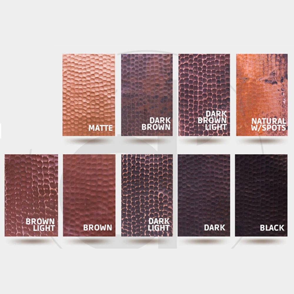 Franco Hammered Copper Range Hood