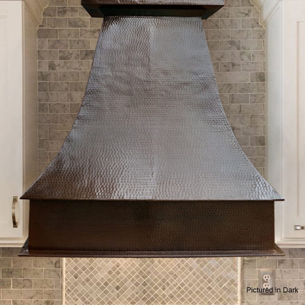 Franco Hammered Copper Range Hood