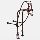 Freestanding Telephone Tub Faucet, Supplies and Valves - Lever Handles