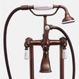 Freestanding Telephone Tub Faucet, Supplies and Valves - Lever Handles