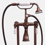 Freestanding Telephone Tub Faucet, Supplies and Valves - Lever Handles