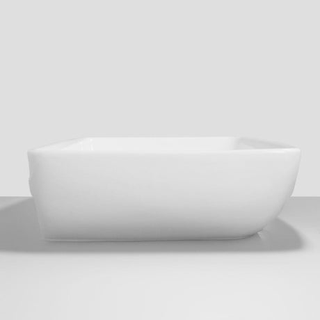 Gacy Rectangular Vitreous China Vessel Sink